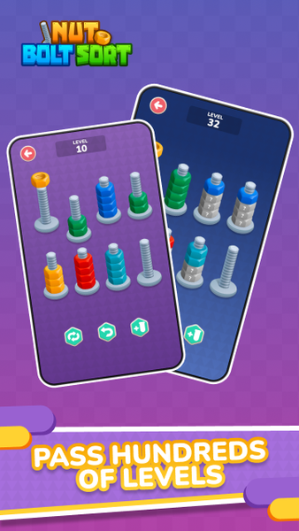 Nuts Sort Puzzle - Color Games - عکس بازی موبایلی اندروید