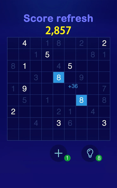 Block Puzzle - Number game - Gameplay image of android game