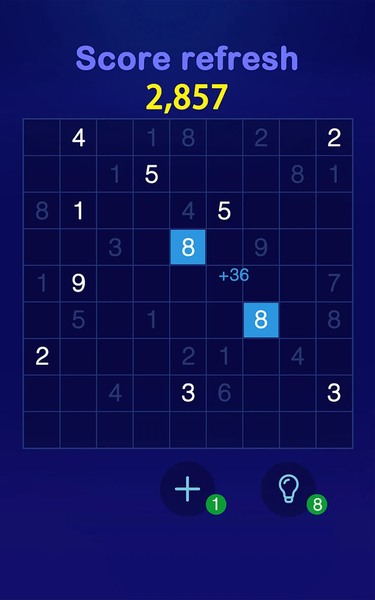 Block Puzzle - Number game - Gameplay image of android game