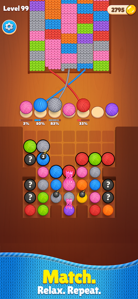 Knit Match 3D: Sort Puzzle - Gameplay image of android game