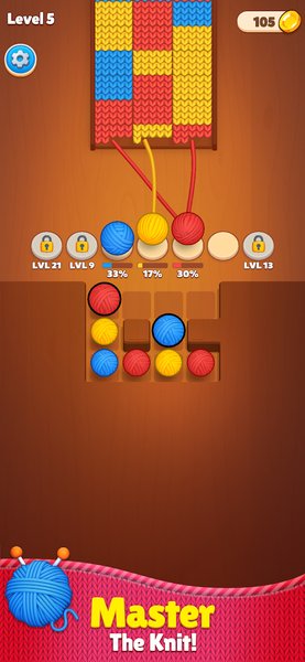 Knit Match 3D: Sort Puzzle - Gameplay image of android game