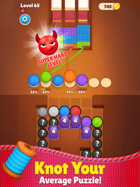 Knit Match 3D: Sort Puzzle - Gameplay image of android game