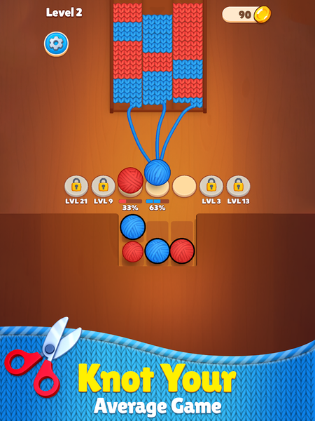 Knit Match 3D: Sort Puzzle - Gameplay image of android game
