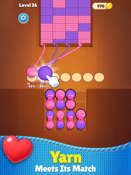Knit Match 3D: Sort Puzzle - Gameplay image of android game
