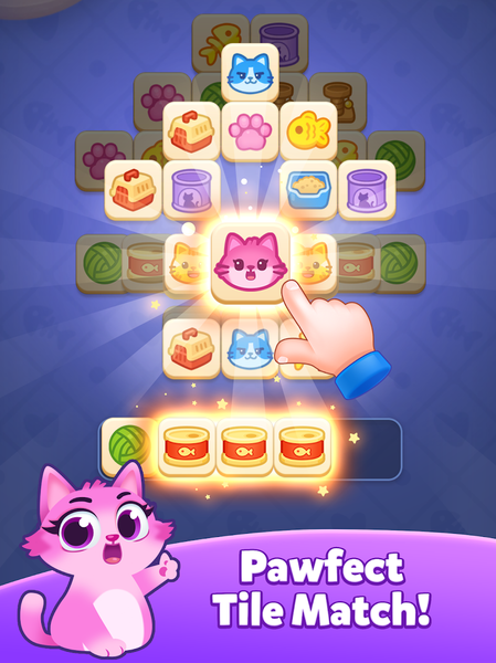Match Kitty Tile: Find the Cat - عکس بازی موبایلی اندروید