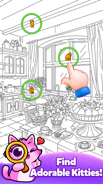 Match Kitty Tile: Find the Cat - عکس بازی موبایلی اندروید