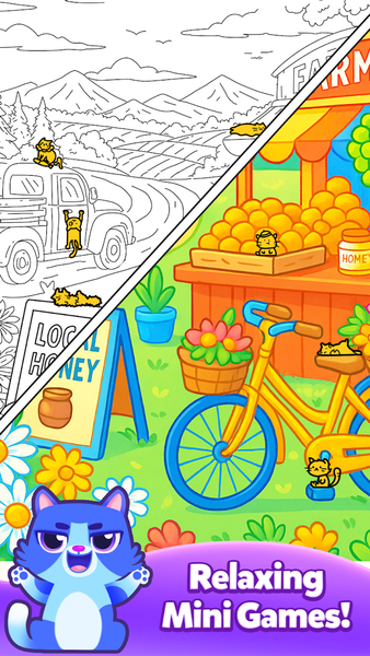 Match Kitty Tile: Find the Cat - عکس بازی موبایلی اندروید