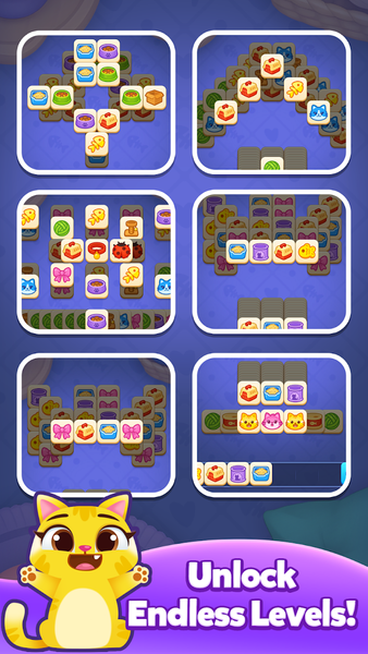 Match Kitty Tile: Find the Cat - عکس بازی موبایلی اندروید