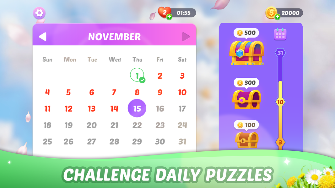 Match Tile Scenery - عکس بازی موبایلی اندروید