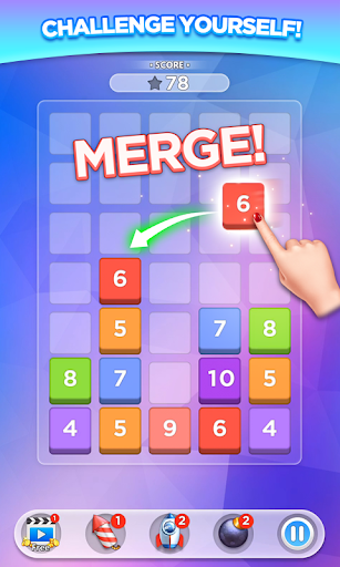 Merge Number Puzzle - عکس بازی موبایلی اندروید