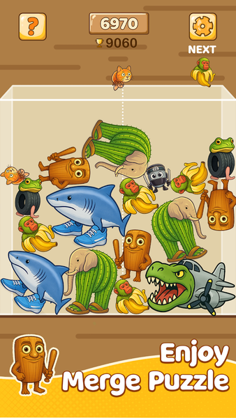 Merge Master: Funny Drop - Gameplay image of android game