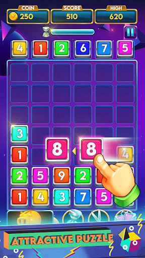 Merger number - merge puzzle game - عکس بازی موبایلی اندروید