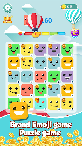 Merge Emoji - Gameplay image of android game