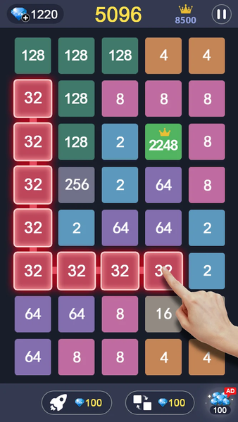 2248 - merge games - Gameplay image of android game
