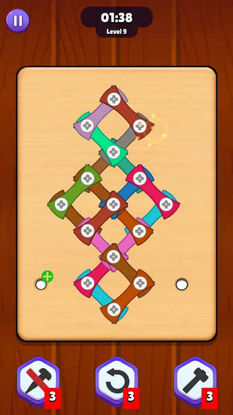 ScrewTwist: Wooden Challenge - عکس بازی موبایلی اندروید