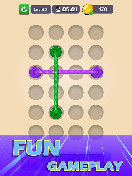 Twisted Tangle 3D: Rope Master - Gameplay image of android game