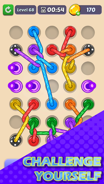 Twisted Tangle 3D: Rope Master - Gameplay image of android game