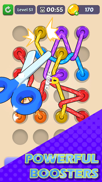 Twisted Tangle 3D: Rope Master - Gameplay image of android game