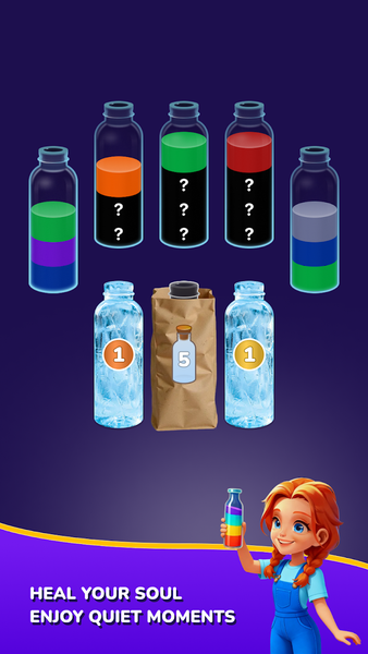 Water Puzzle: Sort Color Jam - عکس بازی موبایلی اندروید