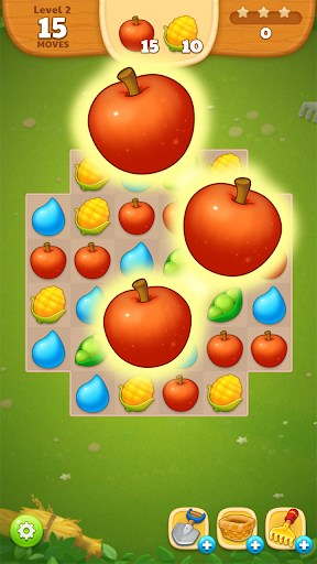 Garden Harvest Link Match - Gameplay image of android game