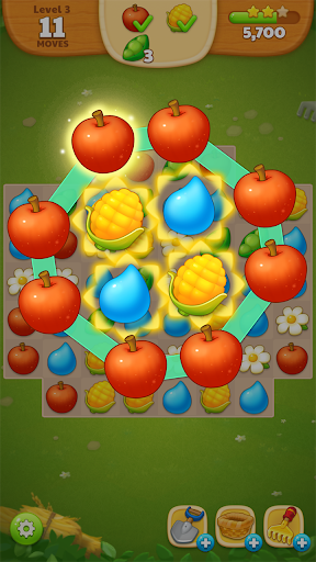 Garden Harvest Link Match - Gameplay image of android game