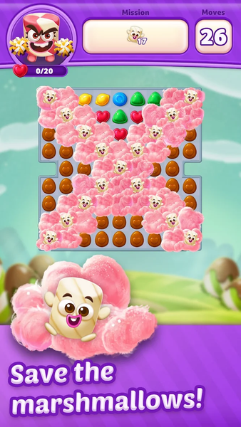 Lollipop Sweet Heroes Match3 - عکس بازی موبایلی اندروید
