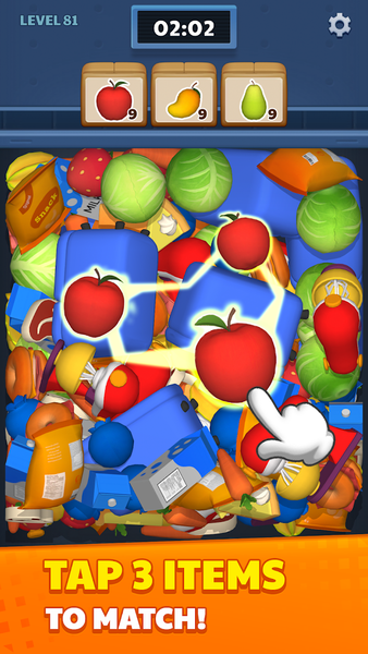 Triple Packing ۳D: Match Game - عکس بازی موبایلی اندروید