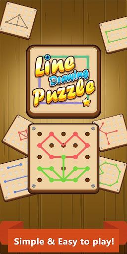 Line Drawing Puzzle-String Art - Gameplay image of android game