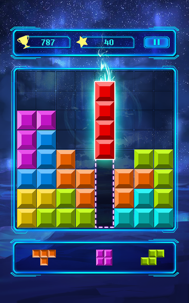 Brick Block Puzzle - Gameplay image of android game