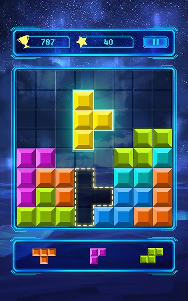 Brick Block Puzzle - Gameplay image of android game