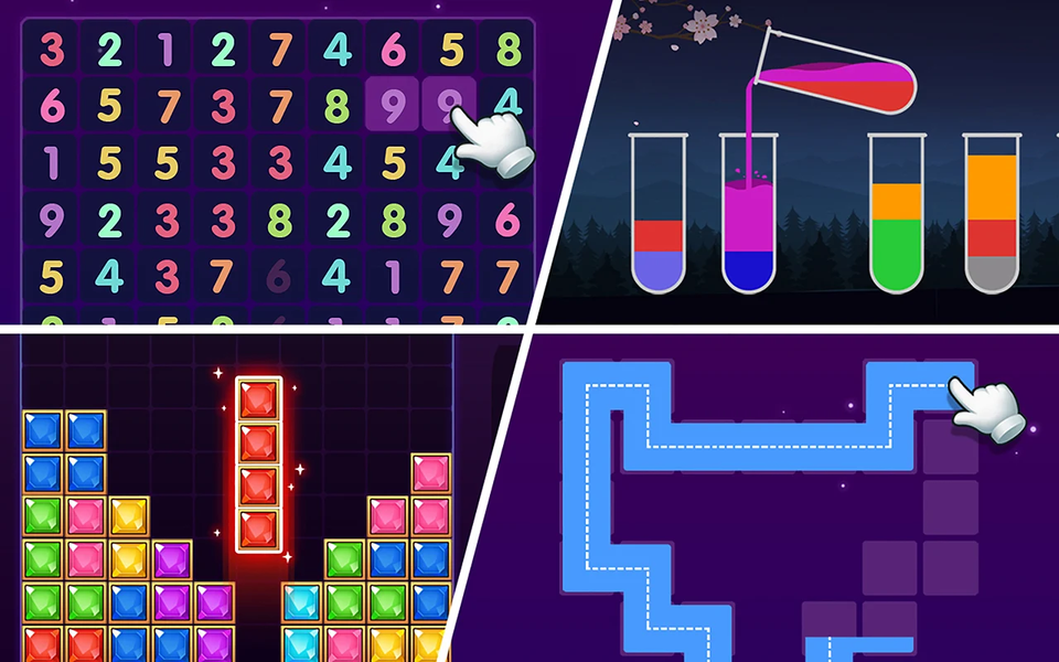 Puzzle Test - Block Puzzle - Gameplay image of android game