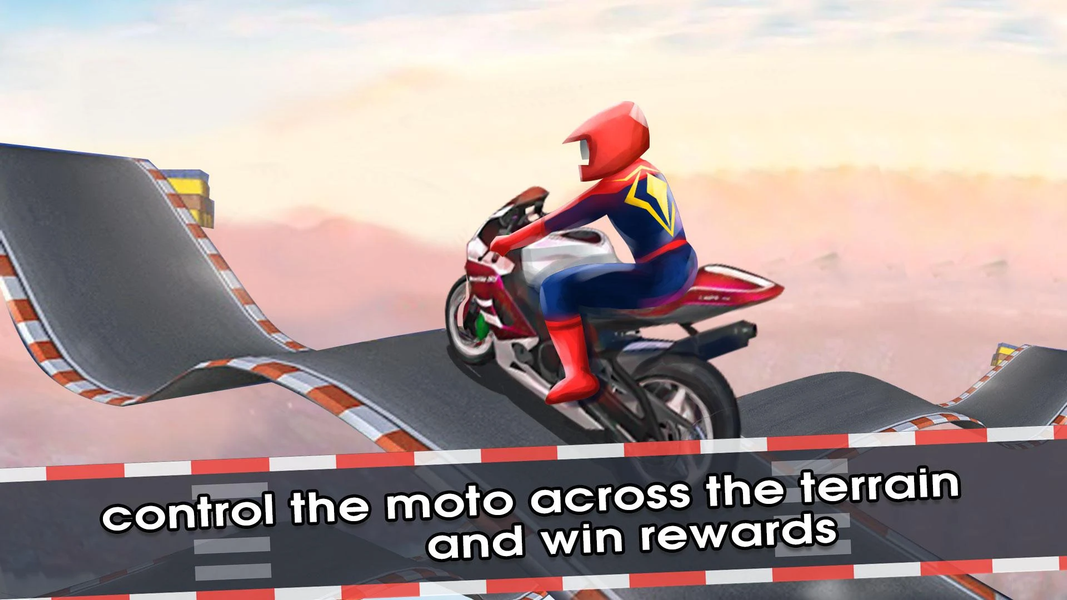 Superhero Moto Rider Race - عکس بازی موبایلی اندروید