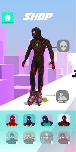 SuperHeroes Skates: Sky Roller - عکس بازی موبایلی اندروید