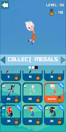 Superhero Hook: Stickman Swing - Gameplay image of android game