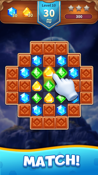 Jewels Adventure Match Blast - Gameplay image of android game
