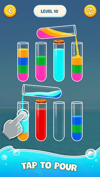 Water Sort Puzzle: Color Game - Gameplay image of android game