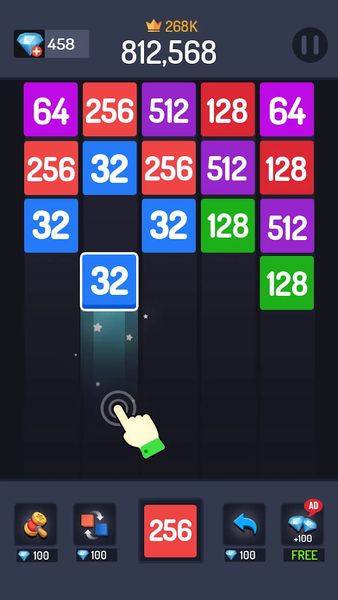 Numbers Game - ۲۰۴۸ Merge - عکس بازی موبایلی اندروید