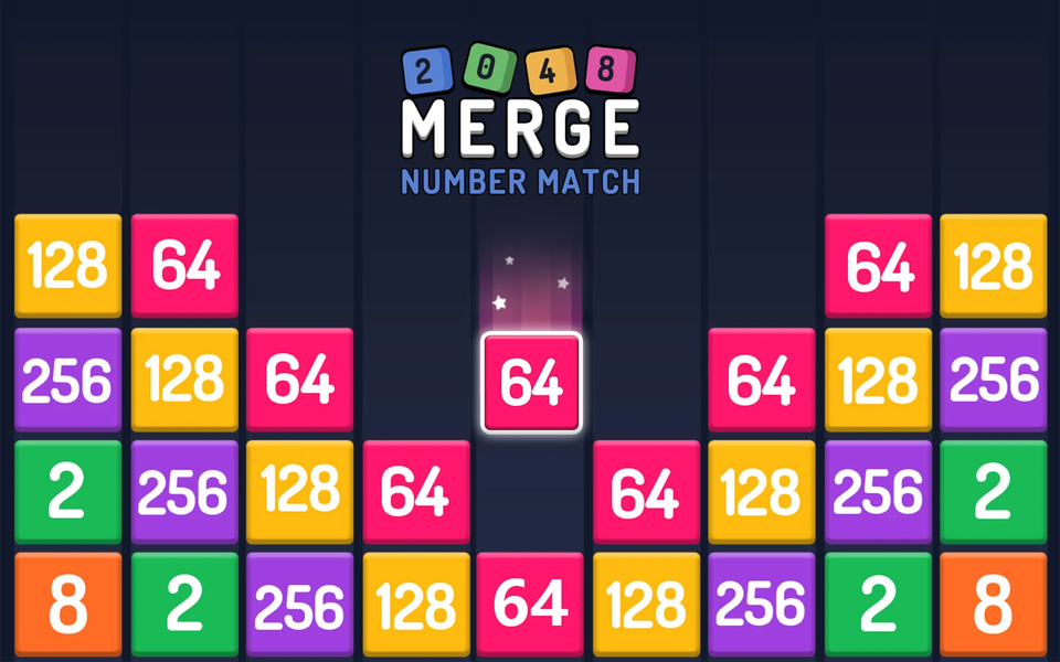 Numbers Game - ۲۰۴۸ Merge - عکس بازی موبایلی اندروید