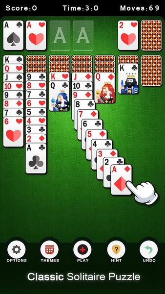 Solitaire - Gameplay image of android game