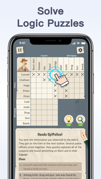 Logic Clue Game - عکس بازی موبایلی اندروید