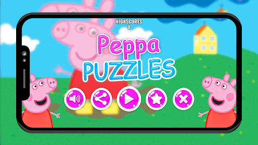 Peppo Piglet: puzzles for Rebecca cartoon - عکس بازی موبایلی اندروید