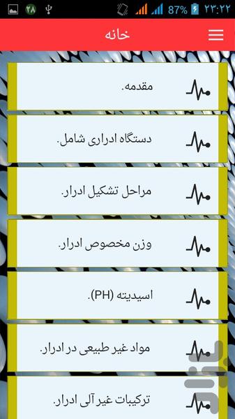 آناتومی و فیزیولوژی دستگاه ادراری - عکس برنامه موبایلی اندروید