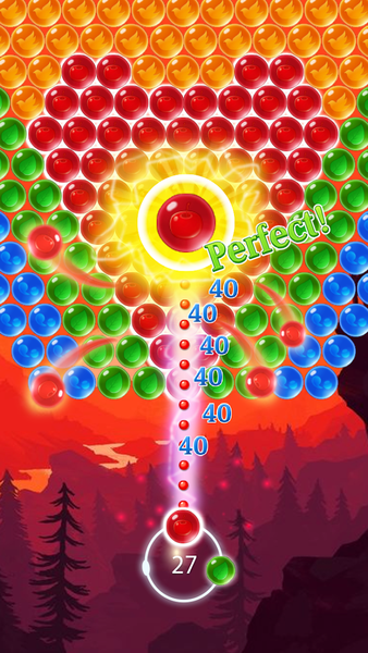 Bubble Shooter Magic Forest - Gameplay image of android game