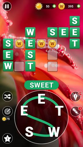 Word Cross Flower Garden - Gameplay image of android game