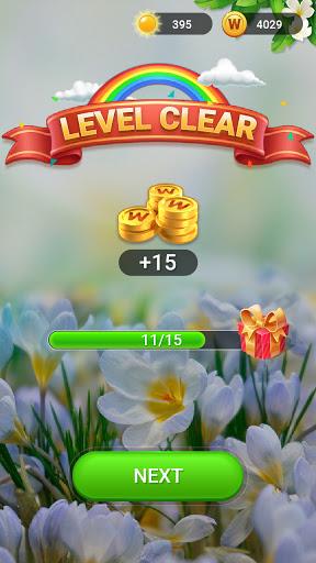 Word Cross Flower Garden - Gameplay image of android game