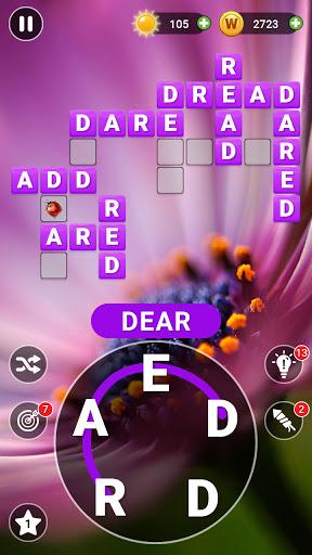 Word Cross Flower Garden - Gameplay image of android game
