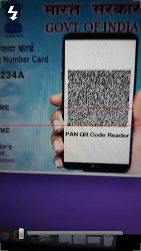 PAN QR Code Reader - Image screenshot of android app