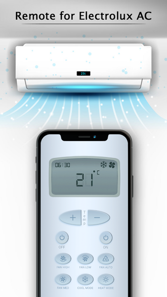 Remote for Electrolux AC - Image screenshot of android app
