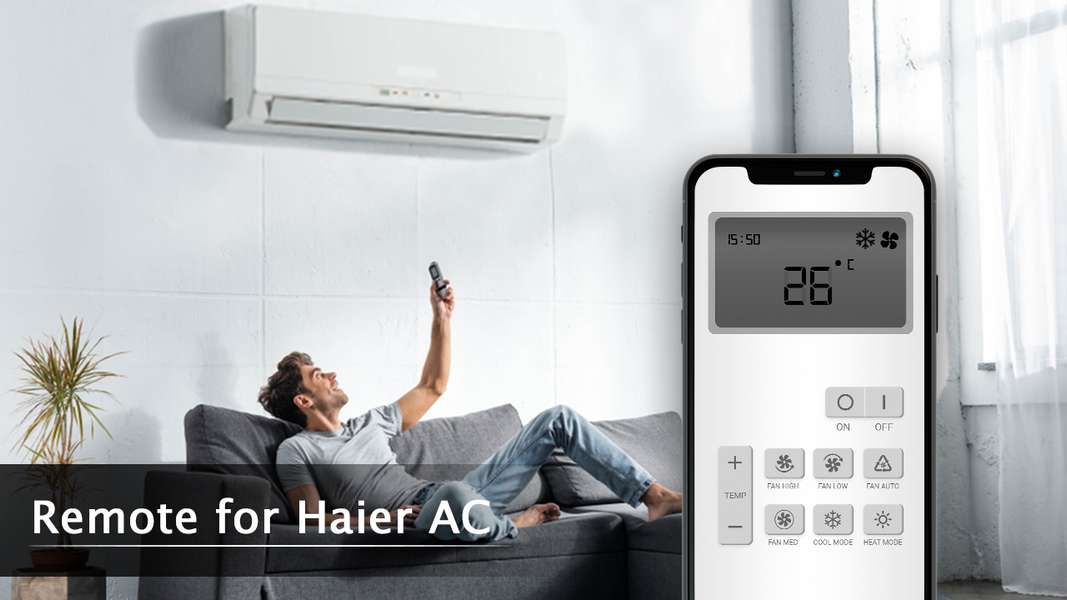 Remote for Haier AC - عکس برنامه موبایلی اندروید
