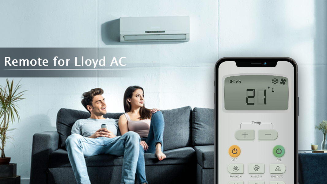 Remote for Lloyd AC - عکس برنامه موبایلی اندروید
